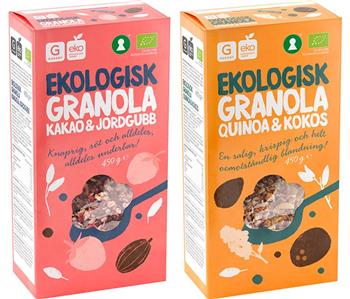 Ekologisk nyckelhlsmrkt Granola Garant